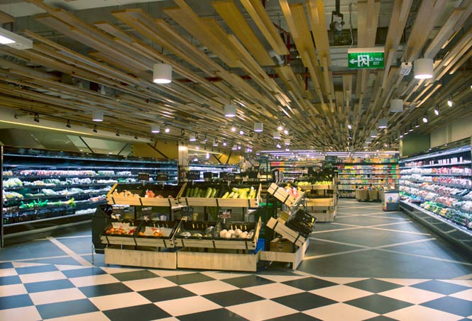 nội thất siêu thị